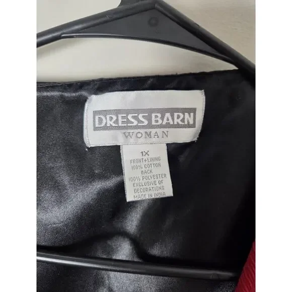 Vintage Dressbarn Vest Plus Size 1X Embroidered Snowman Ugly Christmas‎ - Picture 3 of 5